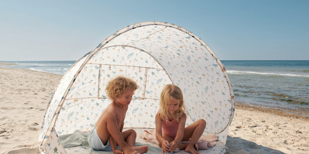 Pop-up strandsátor gyerekeknek és babáknak