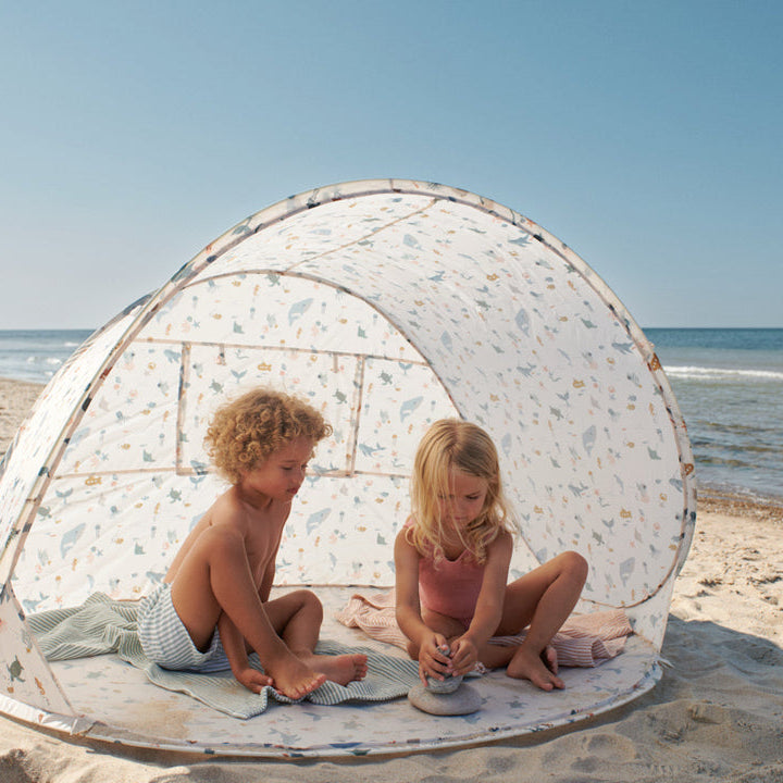 Pop-up strandsátor gyerekeknek és babáknak
