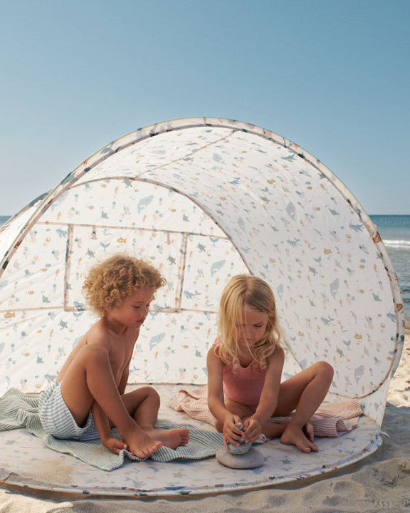 Pop-up strandsátor gyerekeknek és babáknak