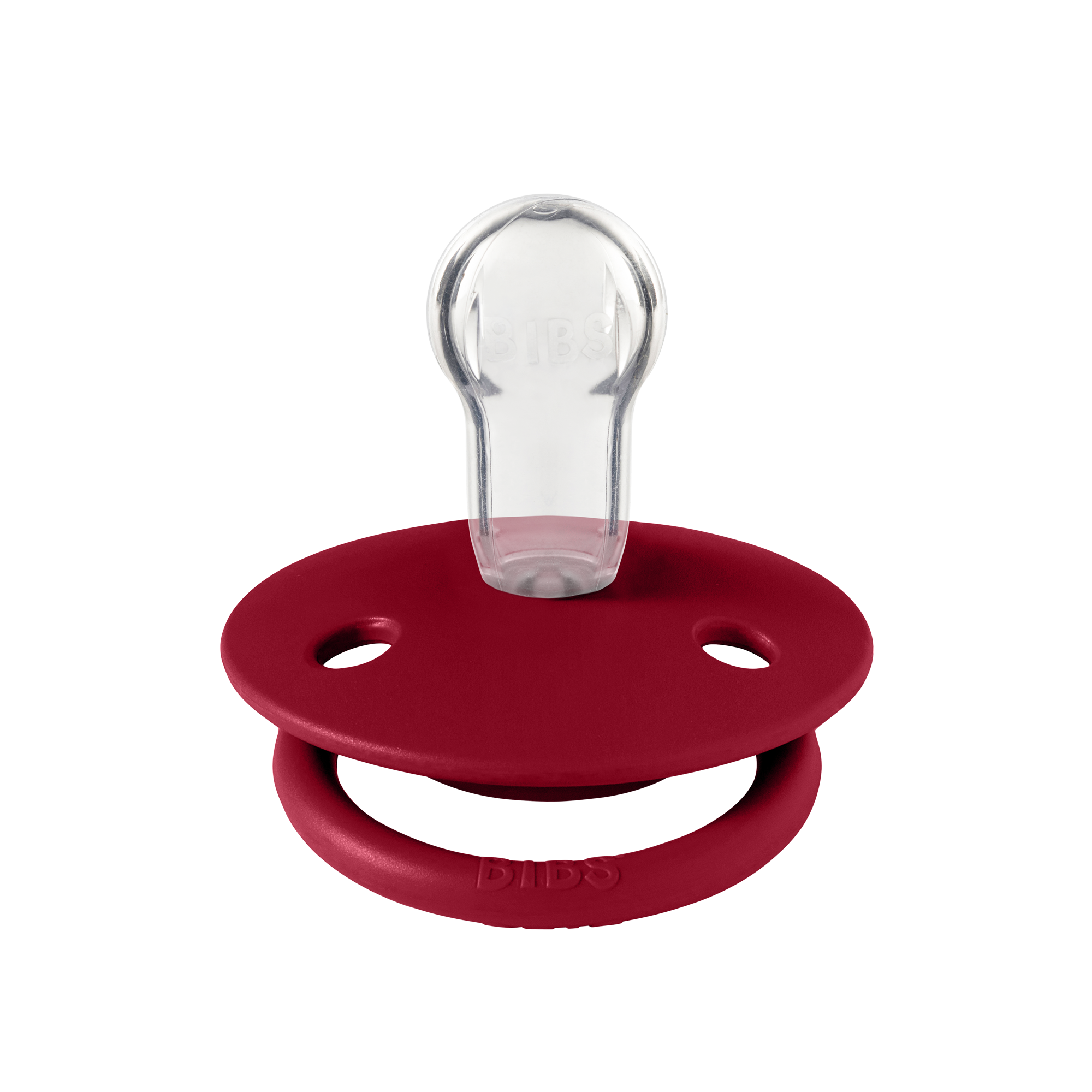 BIBS De Lux rubint színben - szilikon cseresznye cumi - Pippadu