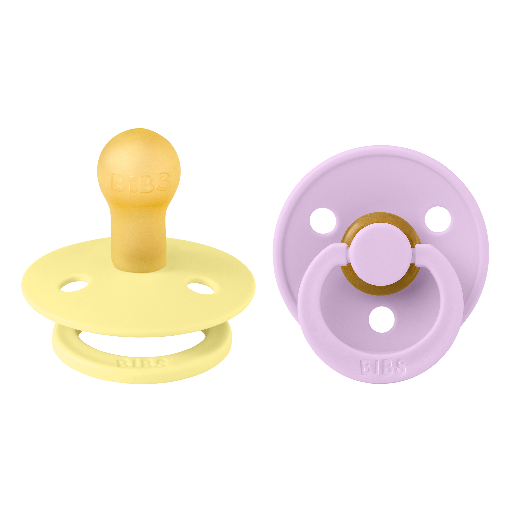 BIBS Colour cseresznye cumi natúr kaucsuk cumifejjel - pippadu