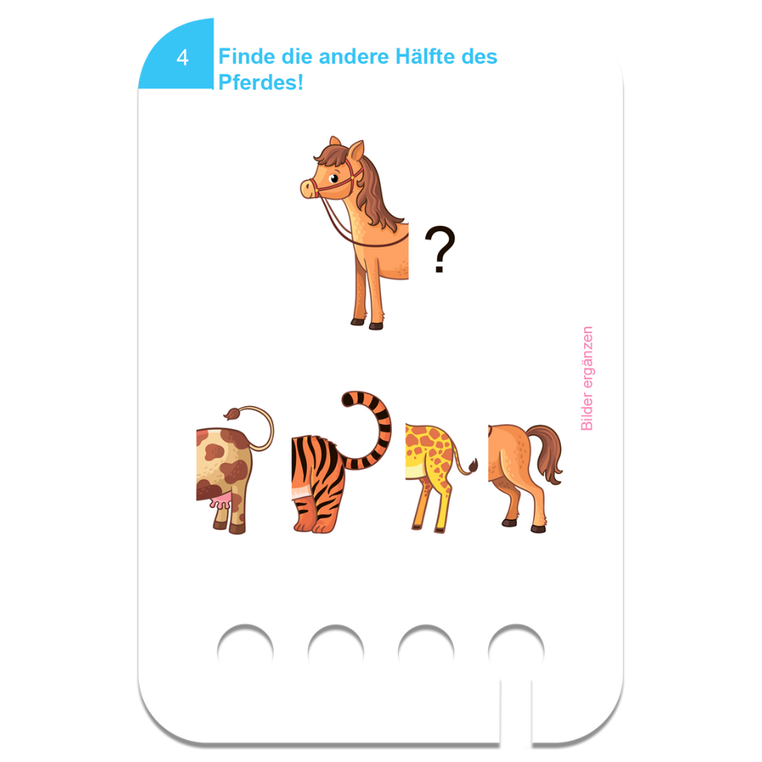 Puncho kártyacsomag Egészítsd ki! - 4 éves kortól