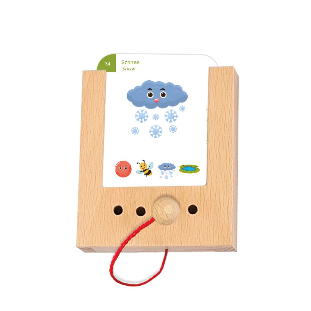 Puncho fa tanulódobozhoz Természet ihlette párosítós feladatok