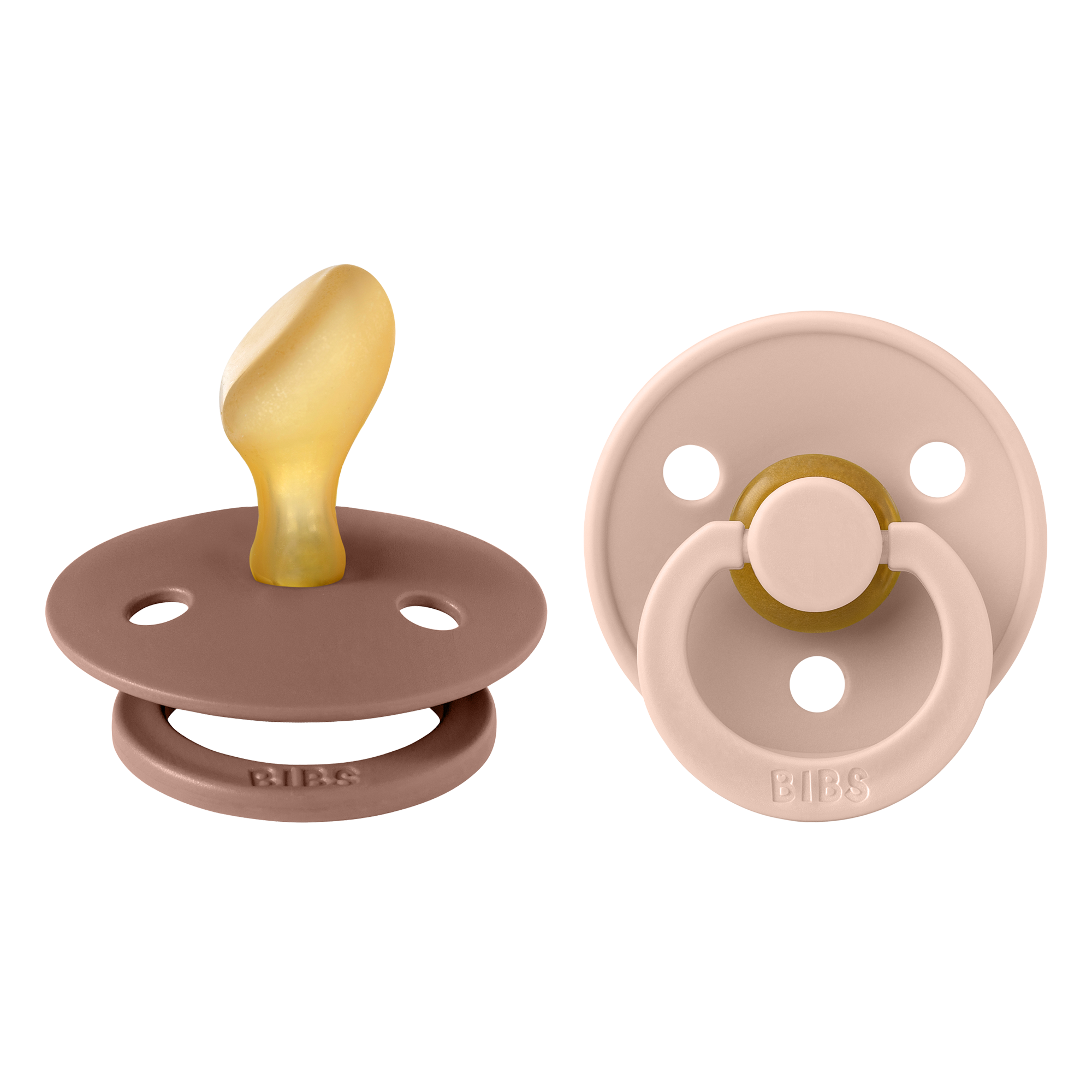 BIBS anatómiai cumi mackó és púderrózsaszín színben - Pippadu