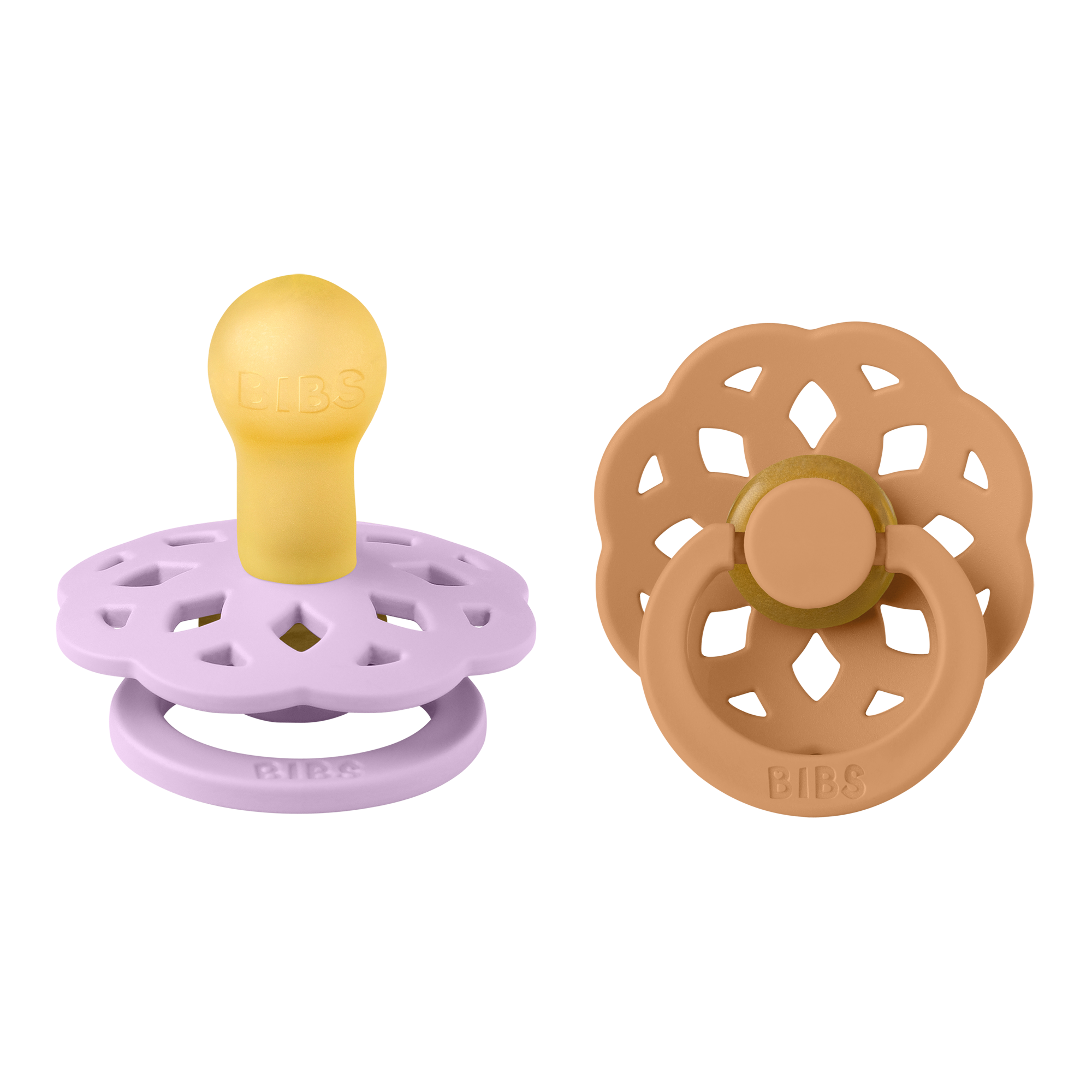 Natúrkaucsuk BIBS cumik különleges palásttal új színekben - 1. méret - pippadu