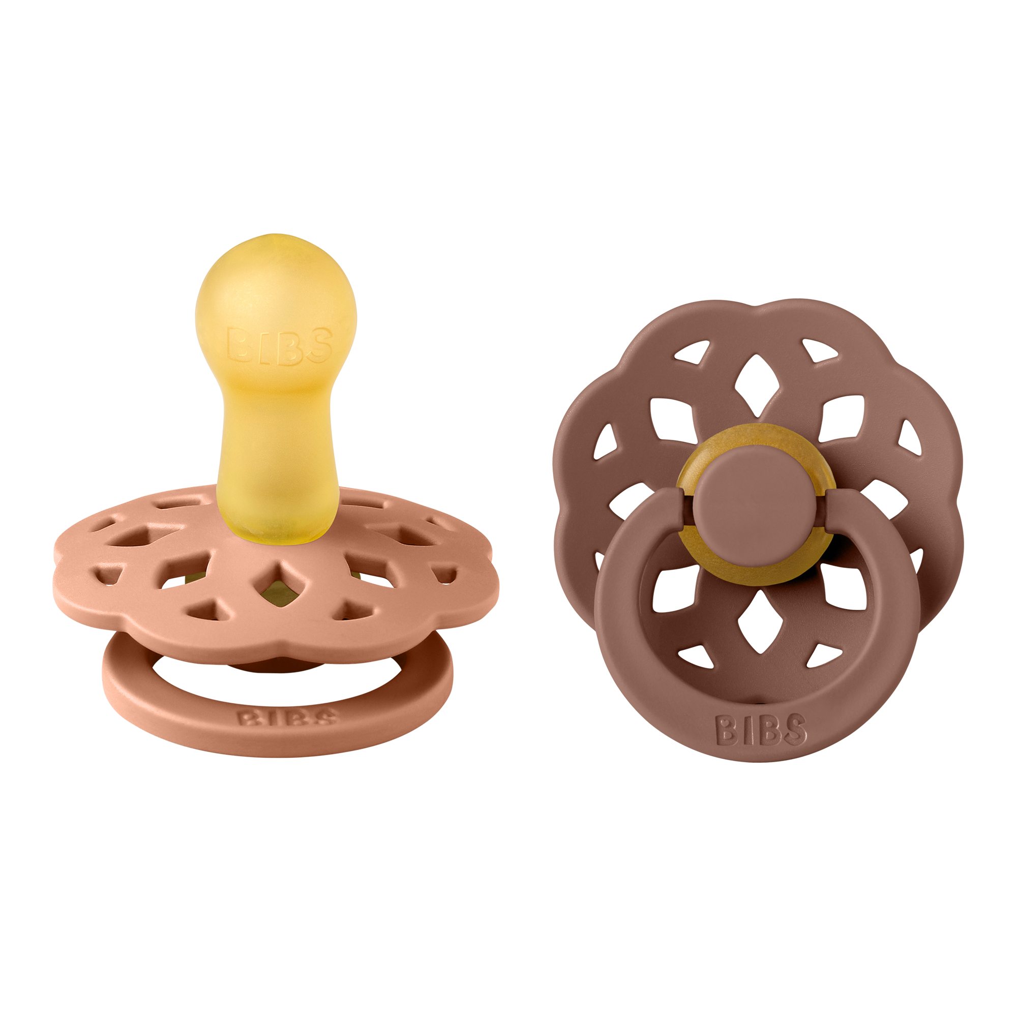 Natúr kaucsuk cumifejjel barack és mackó színben - pippadu