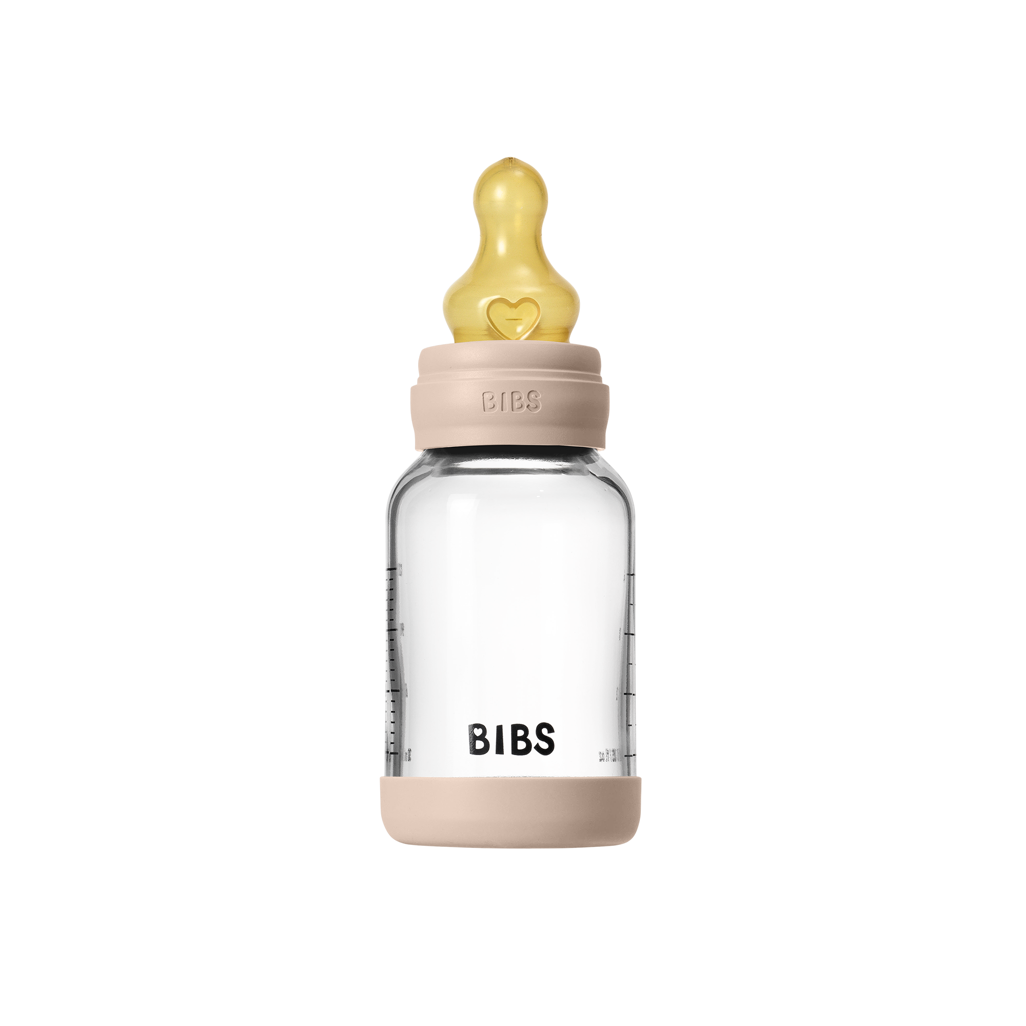BIBS üveg cumisüvegszett (púderrózsaszín) 120 ml