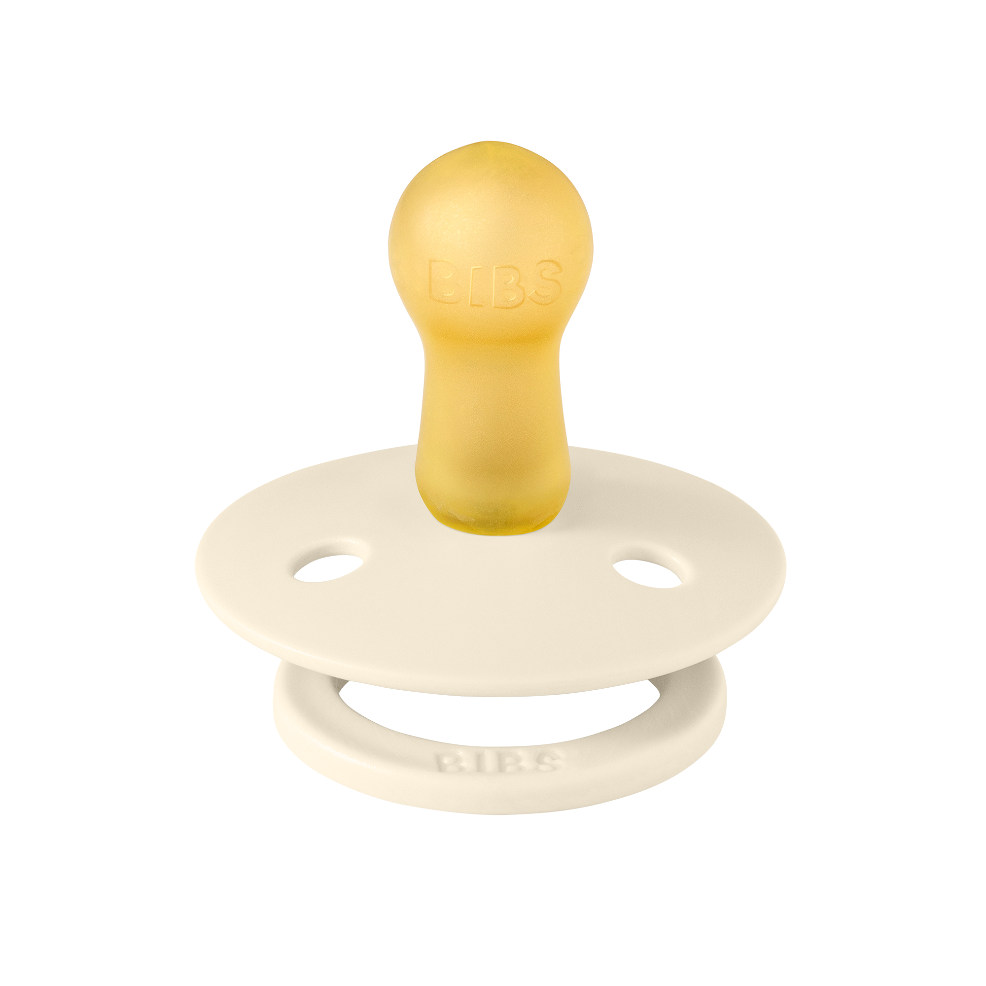 BIBS Colour cumi krémfehér színben 6 hónapos kortól - méhecske mintával