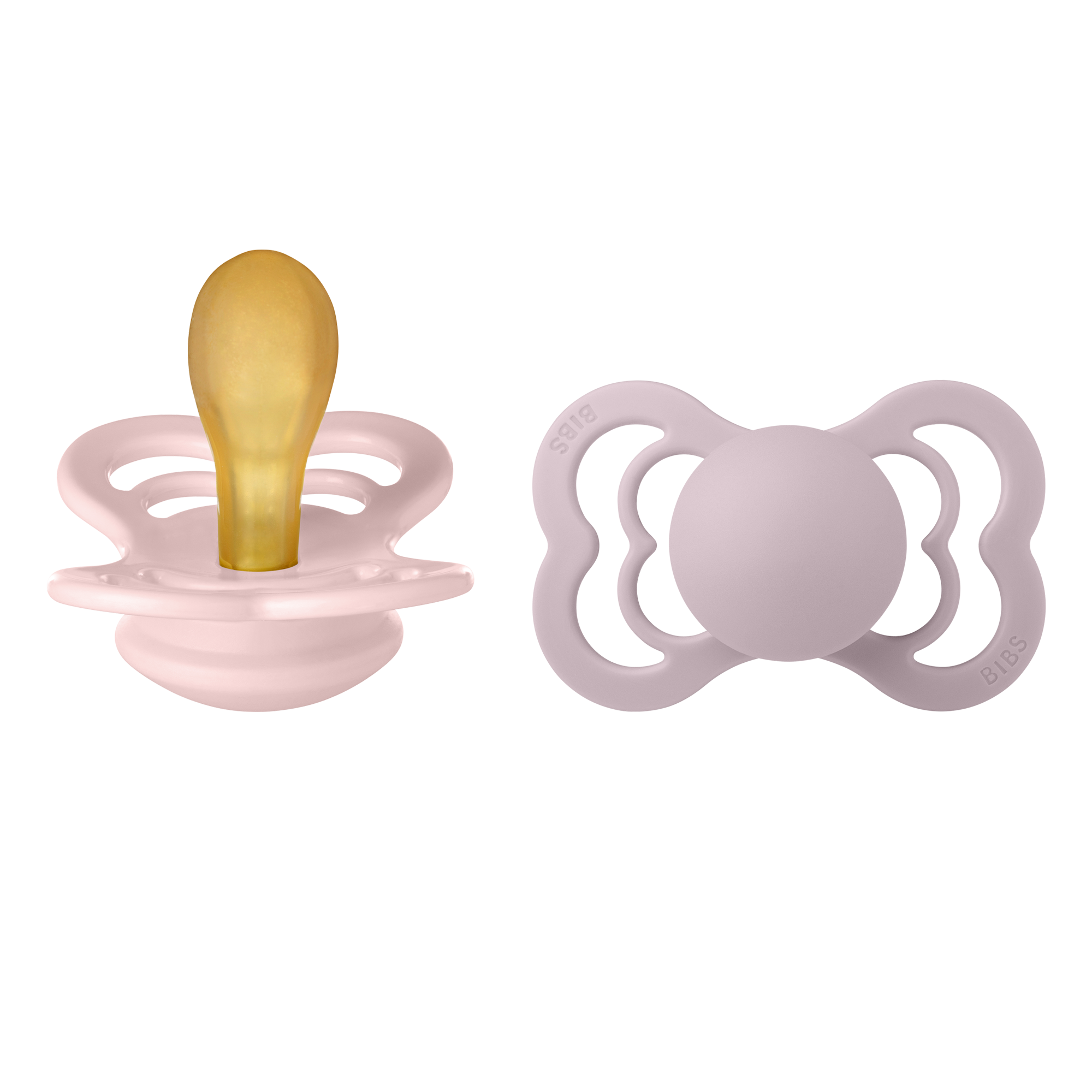 BIBS Supreme - cseresznyevirág/ hamvas lila (2 db)