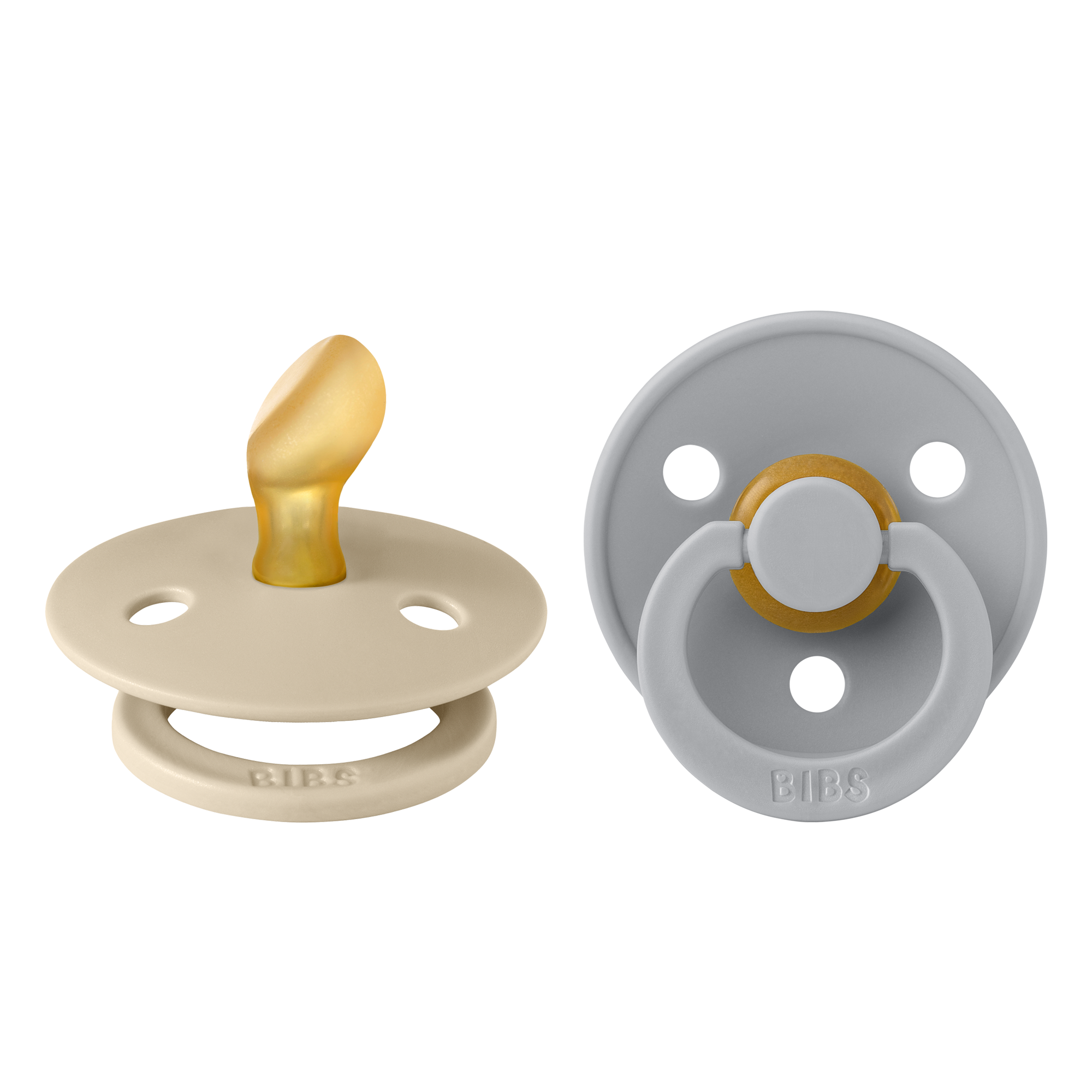 BIBS Colour anatómiai cumifejjel - vanília/delfin (2 db)