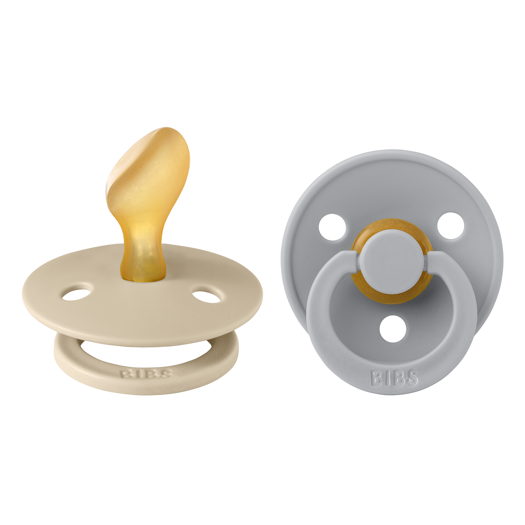 BIBS Colour anatómiai cumifejjel - vanília/delfin (2 db)