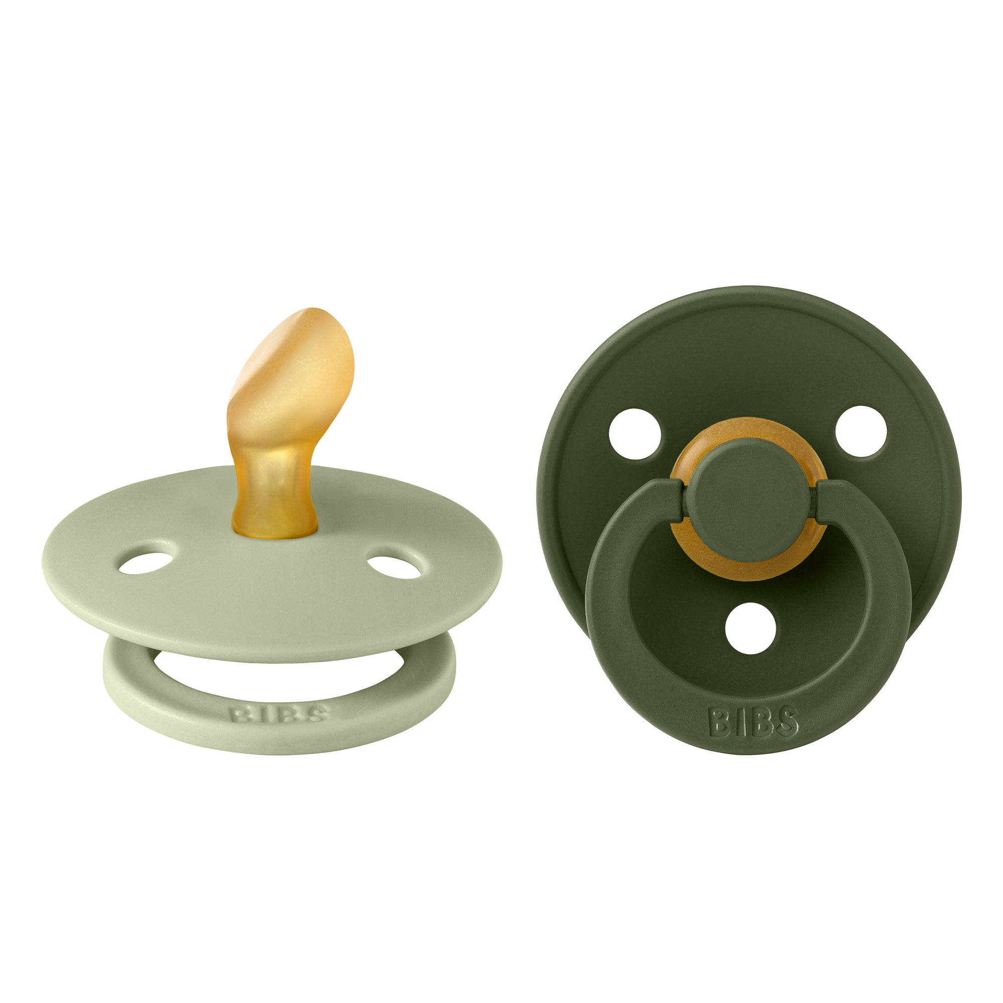 BIBS Colour anatómiai cumifejjel - zsálya/terepzöld (2 db)