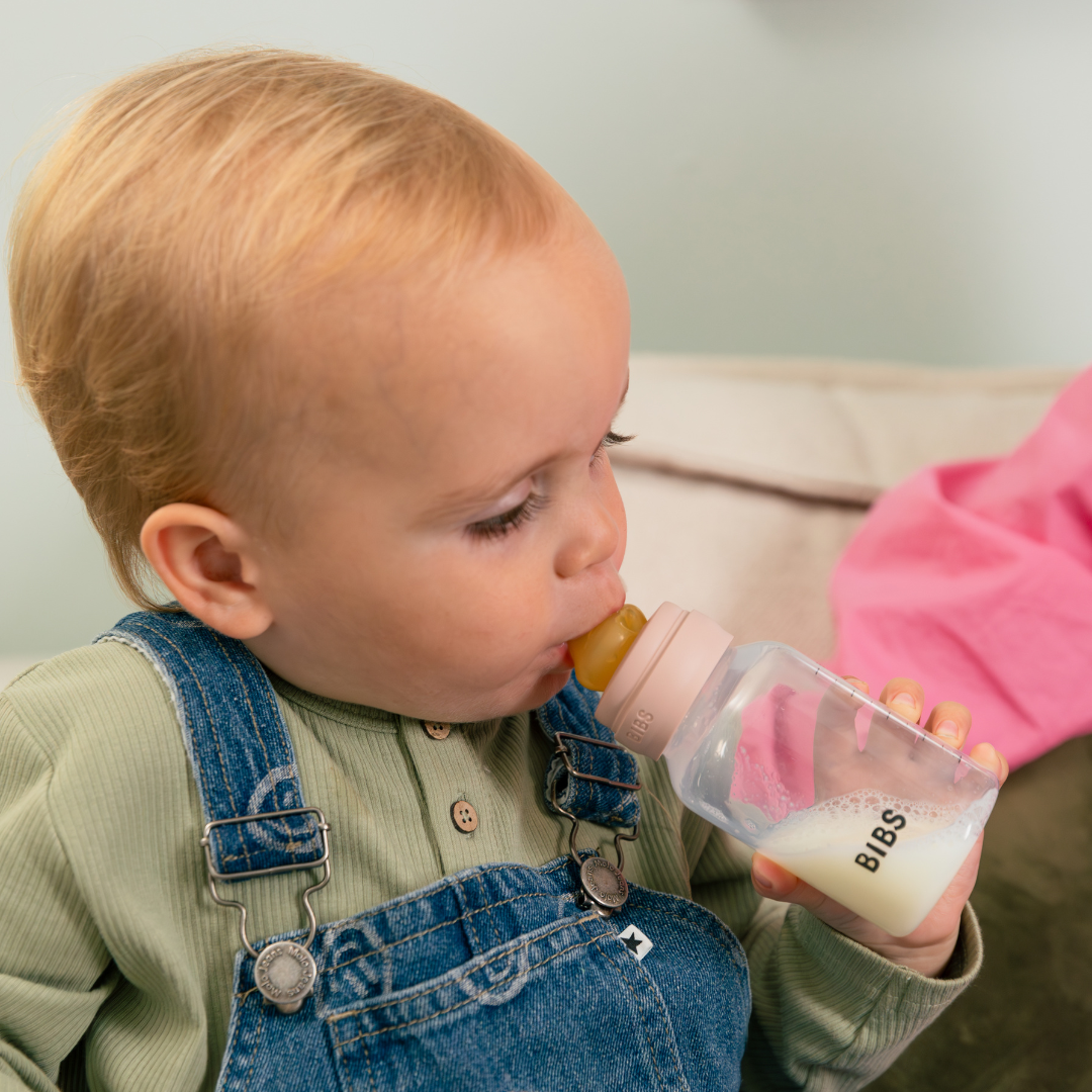 BIBS cumisüvegszett (Púderrózsaszín)