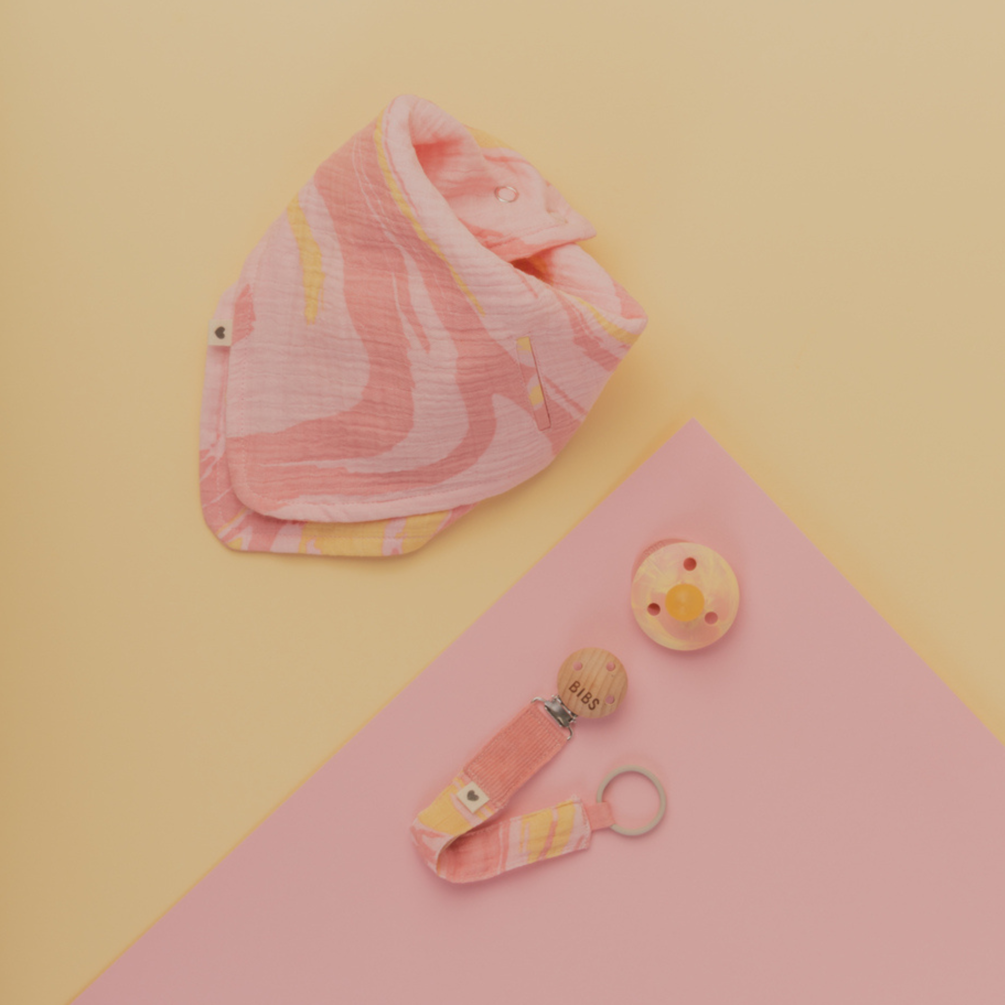 BIBS Tie Dye cumi szett - naplemente