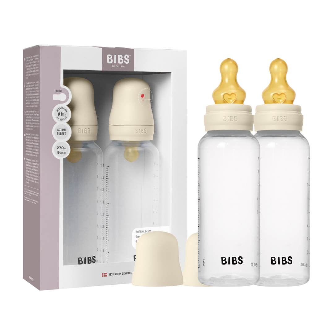 BIBS cumisüvegszett 2 db (Krémfehér) 270 ml
