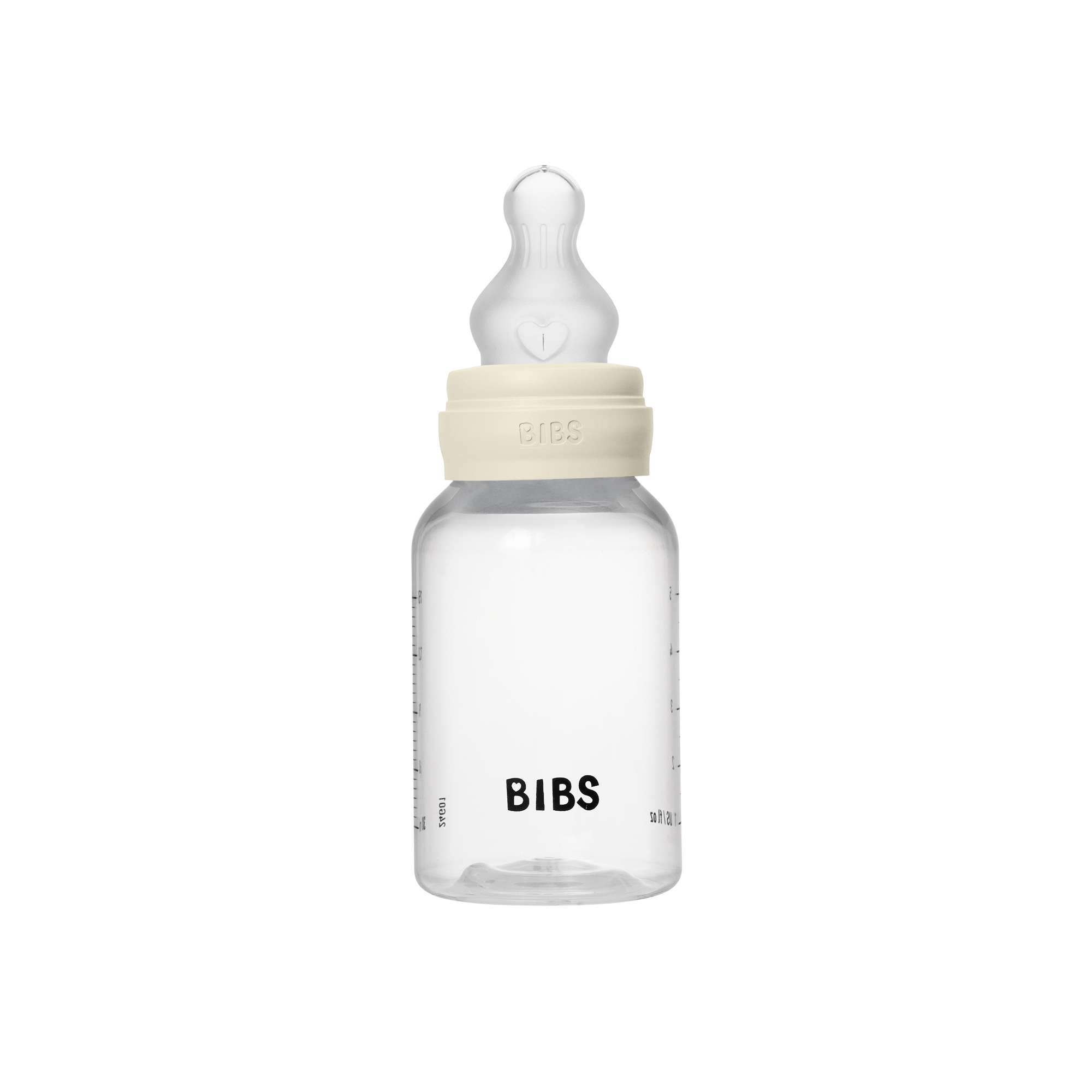 BIBS cumisüvegszett (Krémfehér) 150 ml szilikon cumifejjel
