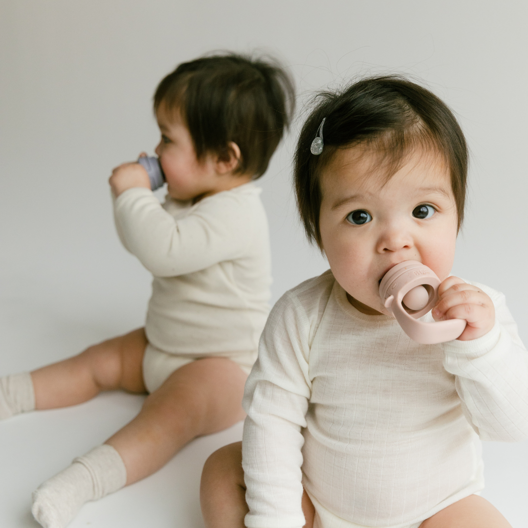 BIBS etetőcumi - púderrózsaszín