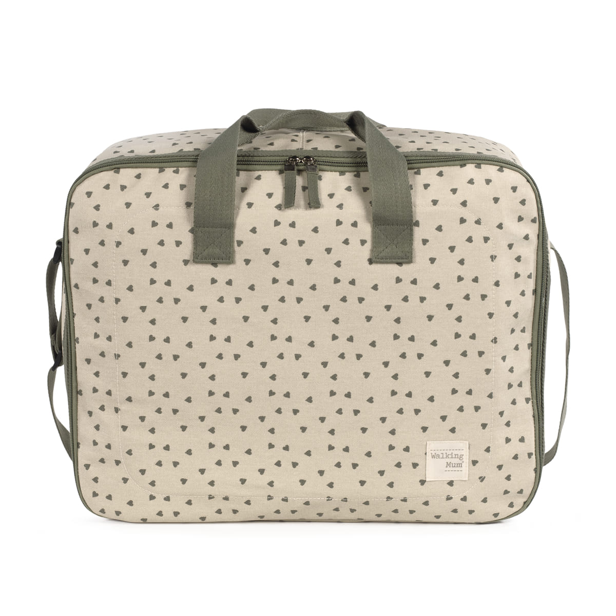 Walking Mum bőrönd - Csupaszív (Oliva)