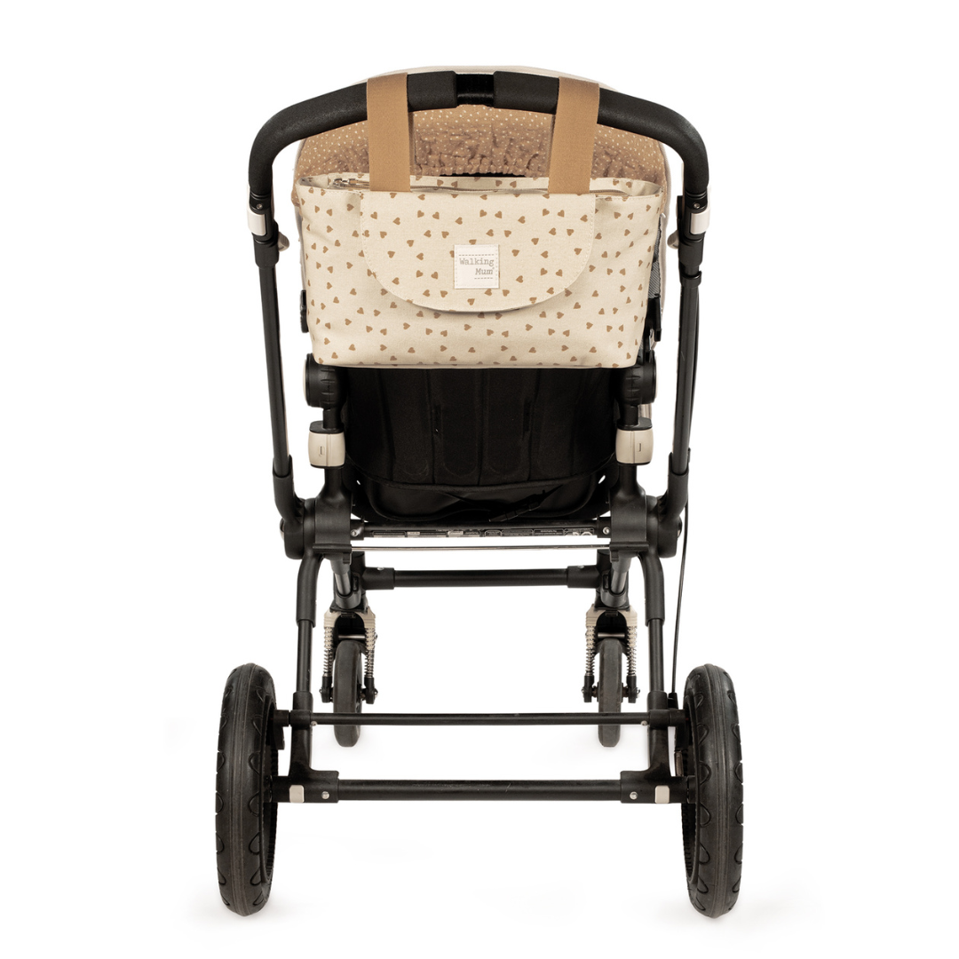 Babakocsi táska - Csupaszív (Fahéj)