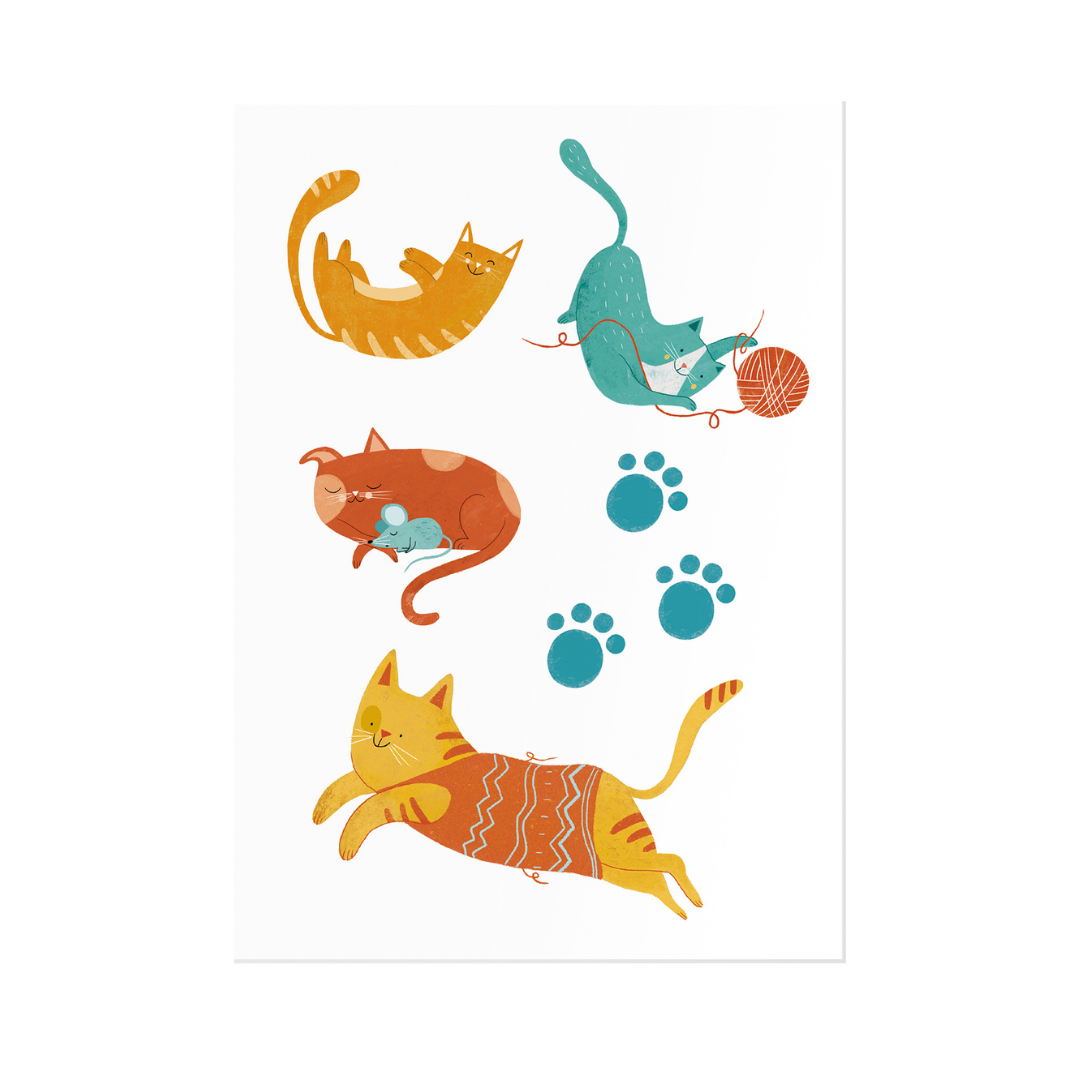 londji Gyerek tetoválás macska mintákkal a Pippadu polcain