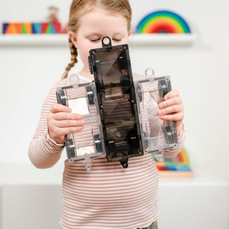 Connetix mágneses építőjáték (szivárvány) - Transport Pack (50 db)