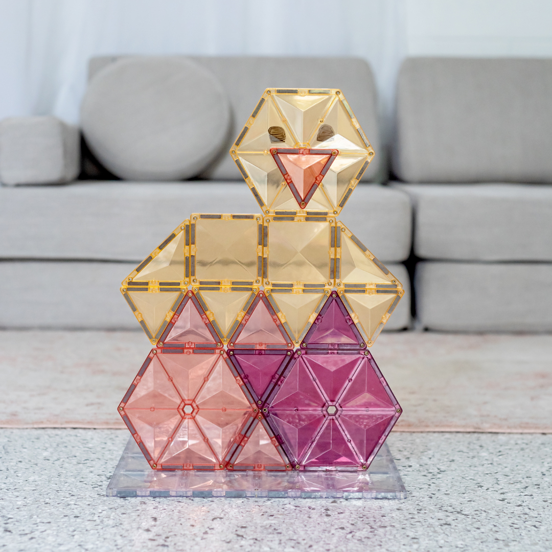 Connetix ötlet: mágneses csempékből készült csirke