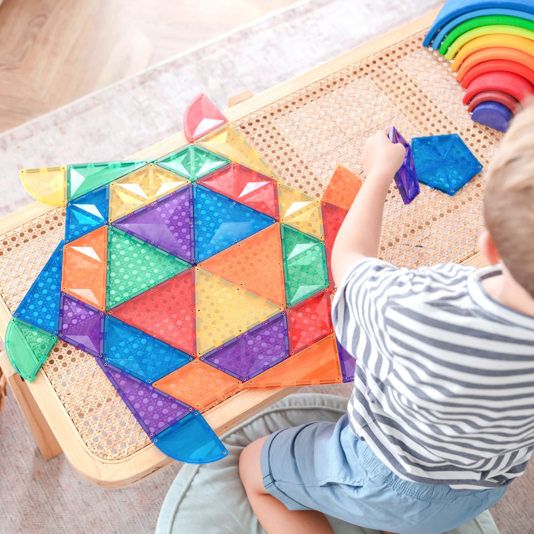 Connetix mágneses építőjáték (szivárvány) - Shape Expansion Pack (36 db)