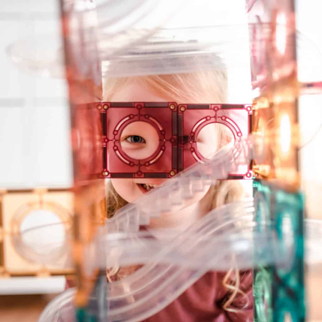 Connetix mágneses golyópálya (pasztell) - 106 db