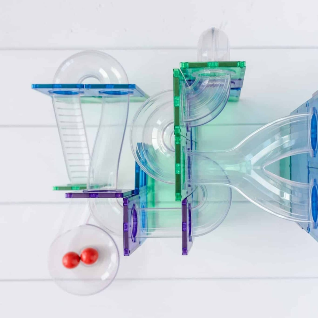 Connetix mágneses golyópálya (szivárvány) inspiráció