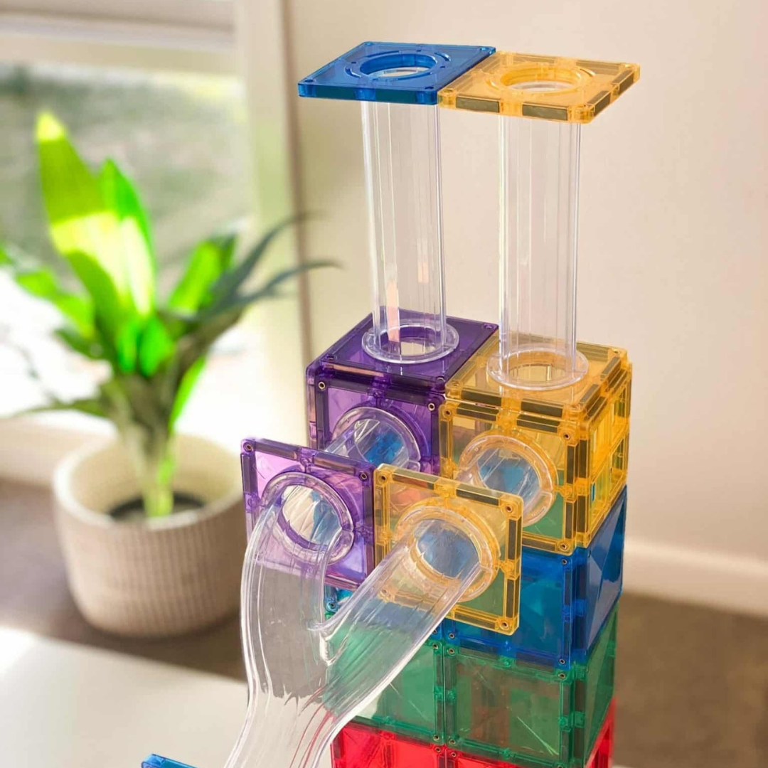 Connetix mágneses golyópálya szivárvány színben