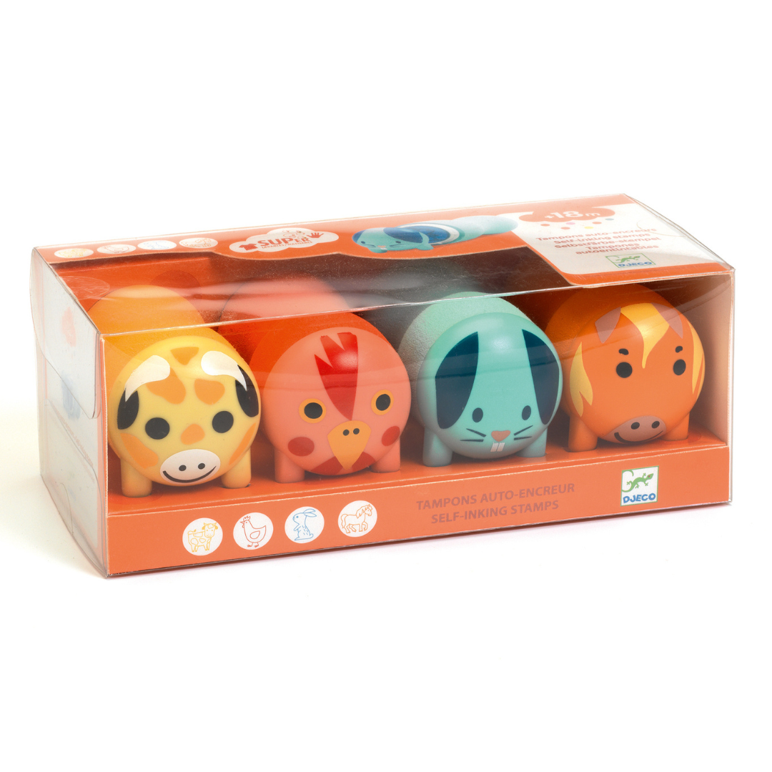 Djeco bélyegzők kicsiknek - Farmállatok