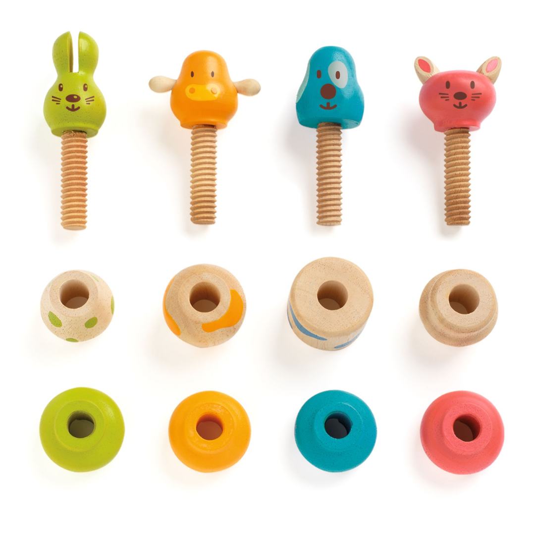 Toronyépítő fajáték - Kreatív állatfigurák - Vis-animo (Djeco)