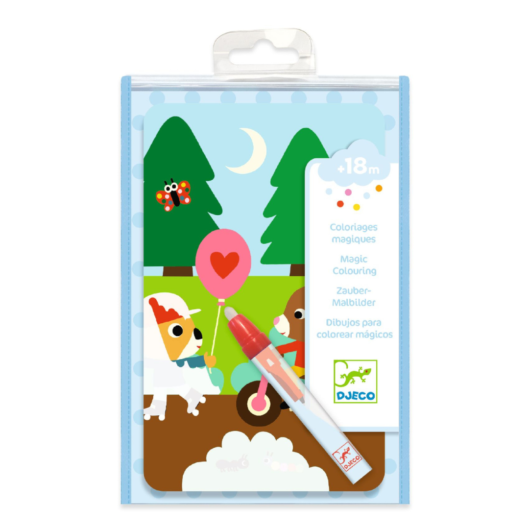 Djeco vízzel színező készlet - Játszótéren