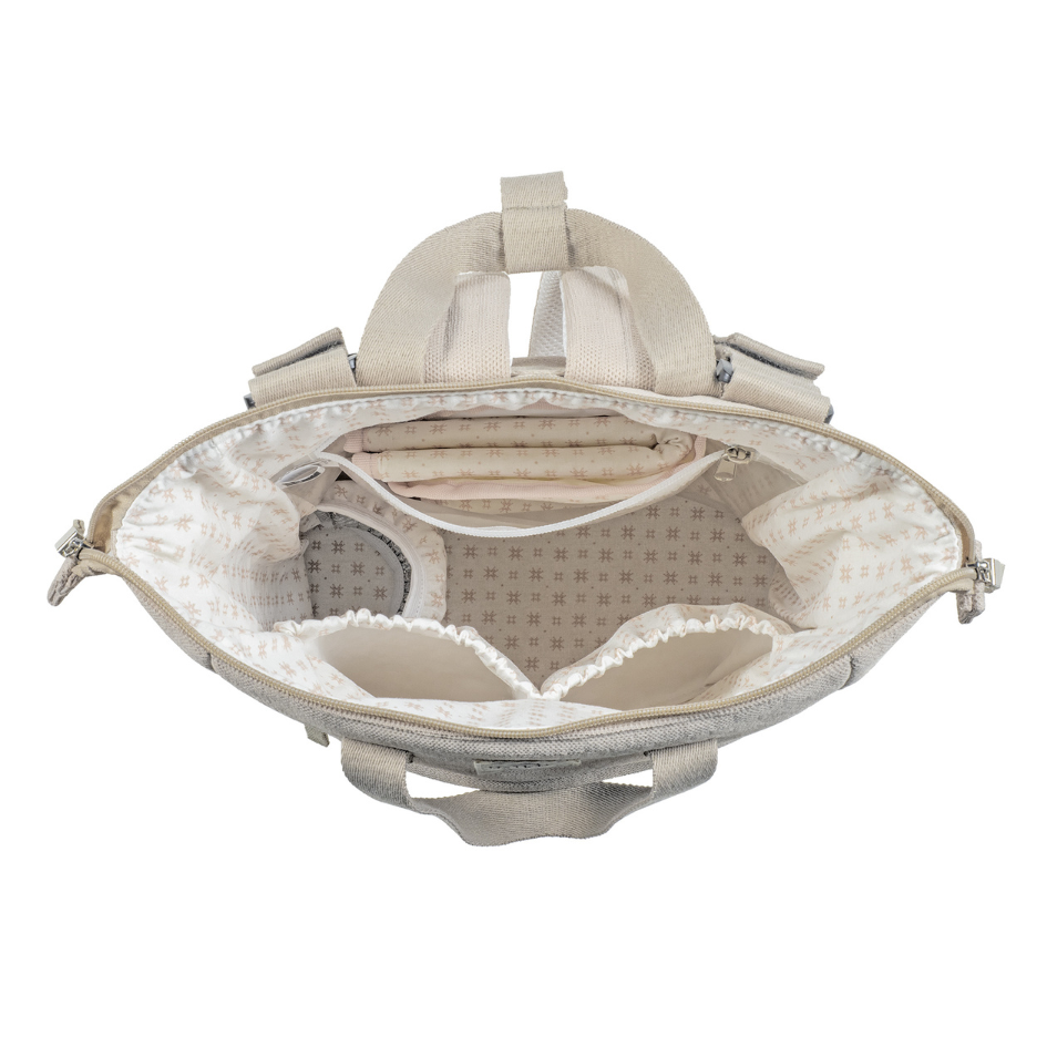 Pelenkázó hátizsák - Eco Mum (Bézs)