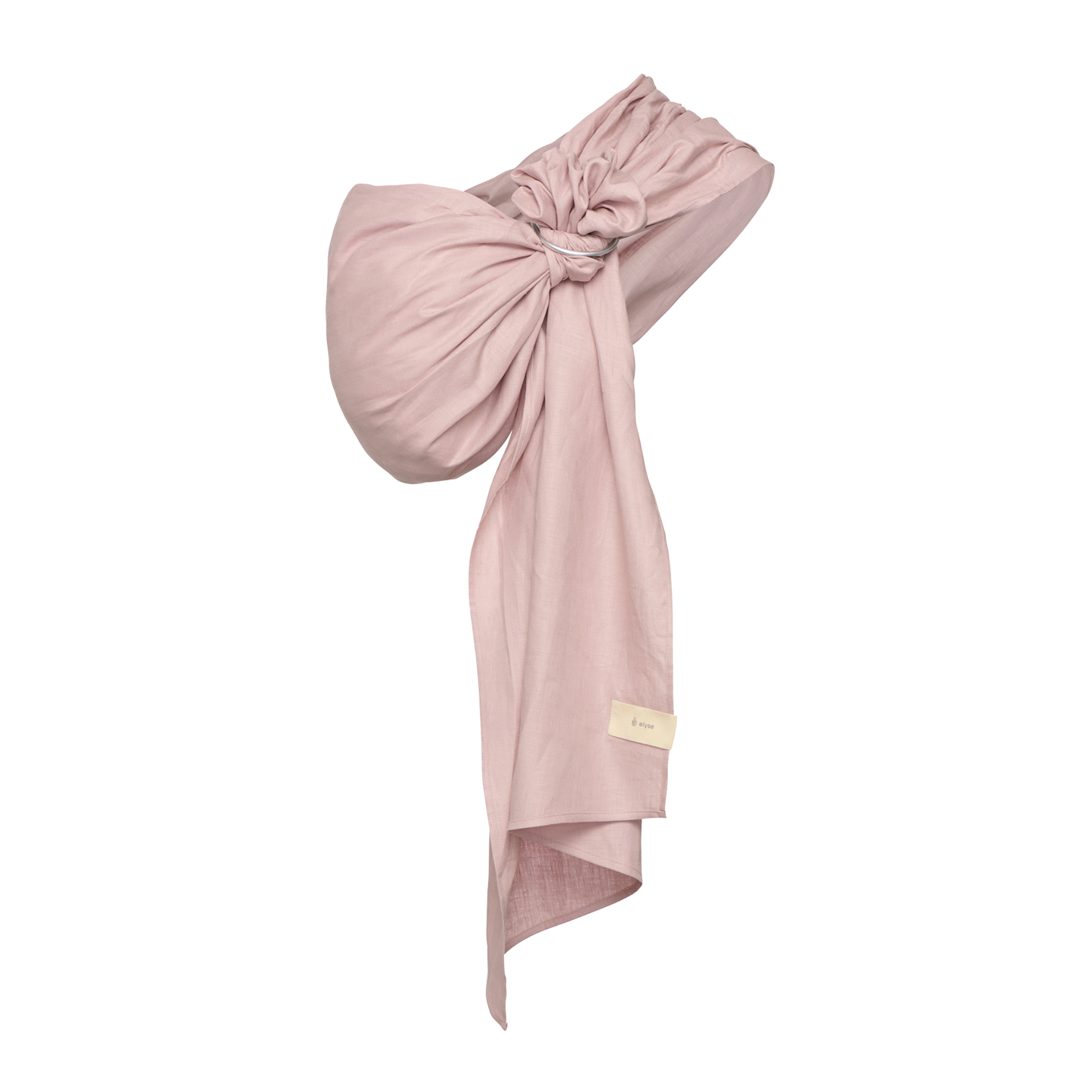 Elysé Karikás kendő (Púder rózsaszín)