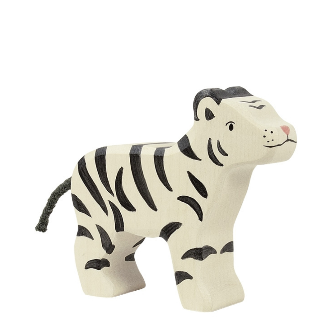 Fehér tigriskölyök Holztiger fajáték