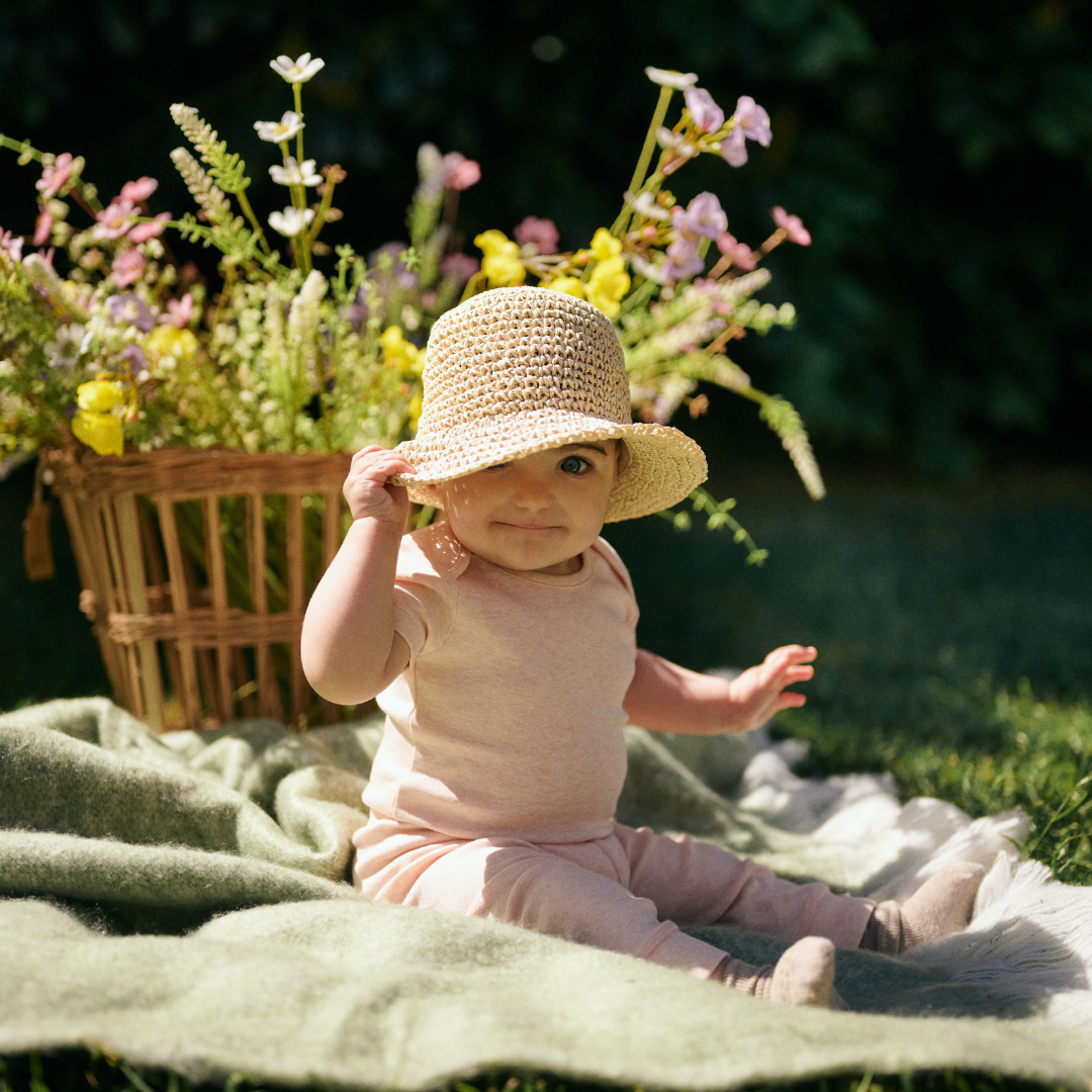 GoBabyGo Hazel rövid ujjú body - rózsaszín