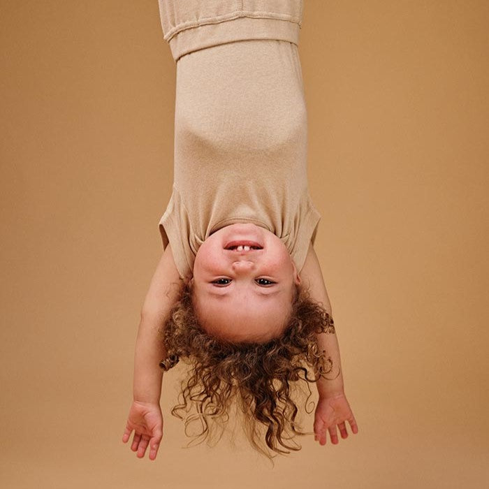 GoBabyGo Hazel rövid ujjú body - zab