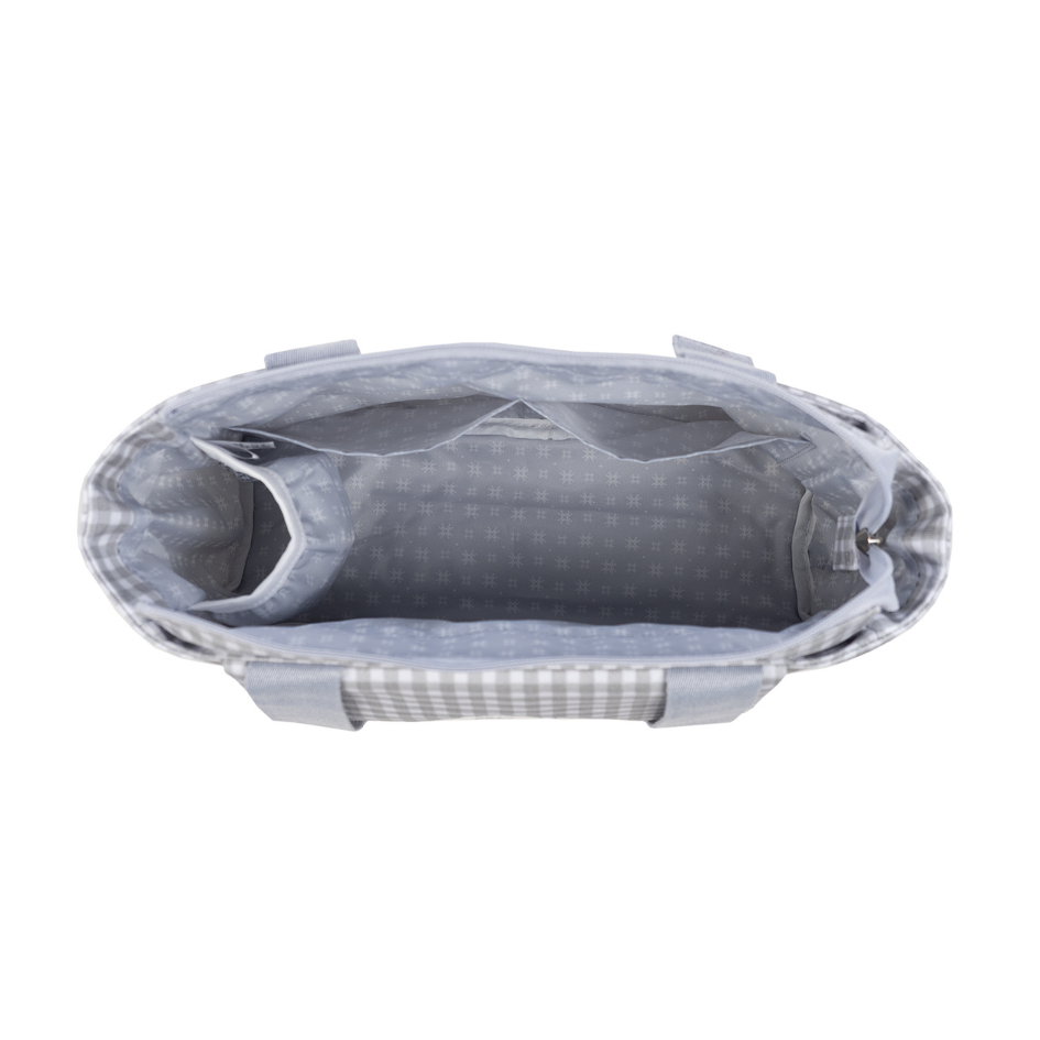 Babakocsi táska - I love Vichy (Szürke)