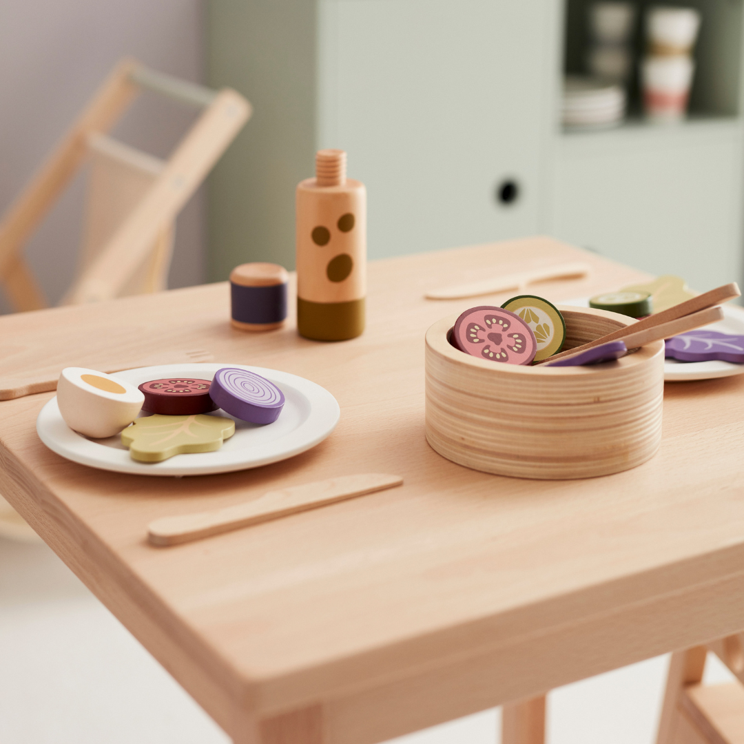 Saláta játékszett gyerekeknek