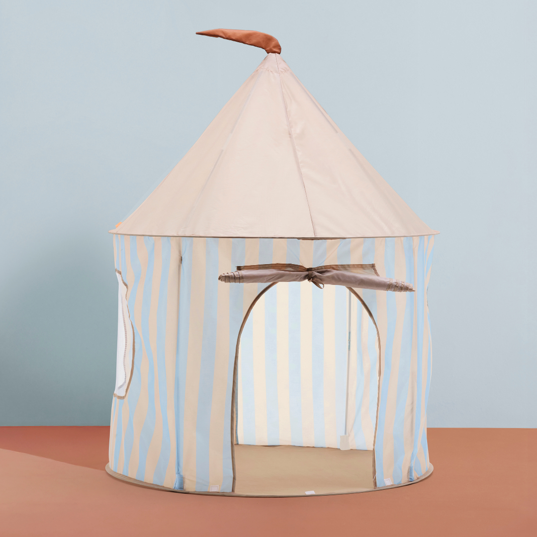 Kid's Concept játszósátor (világoskék csíkos)