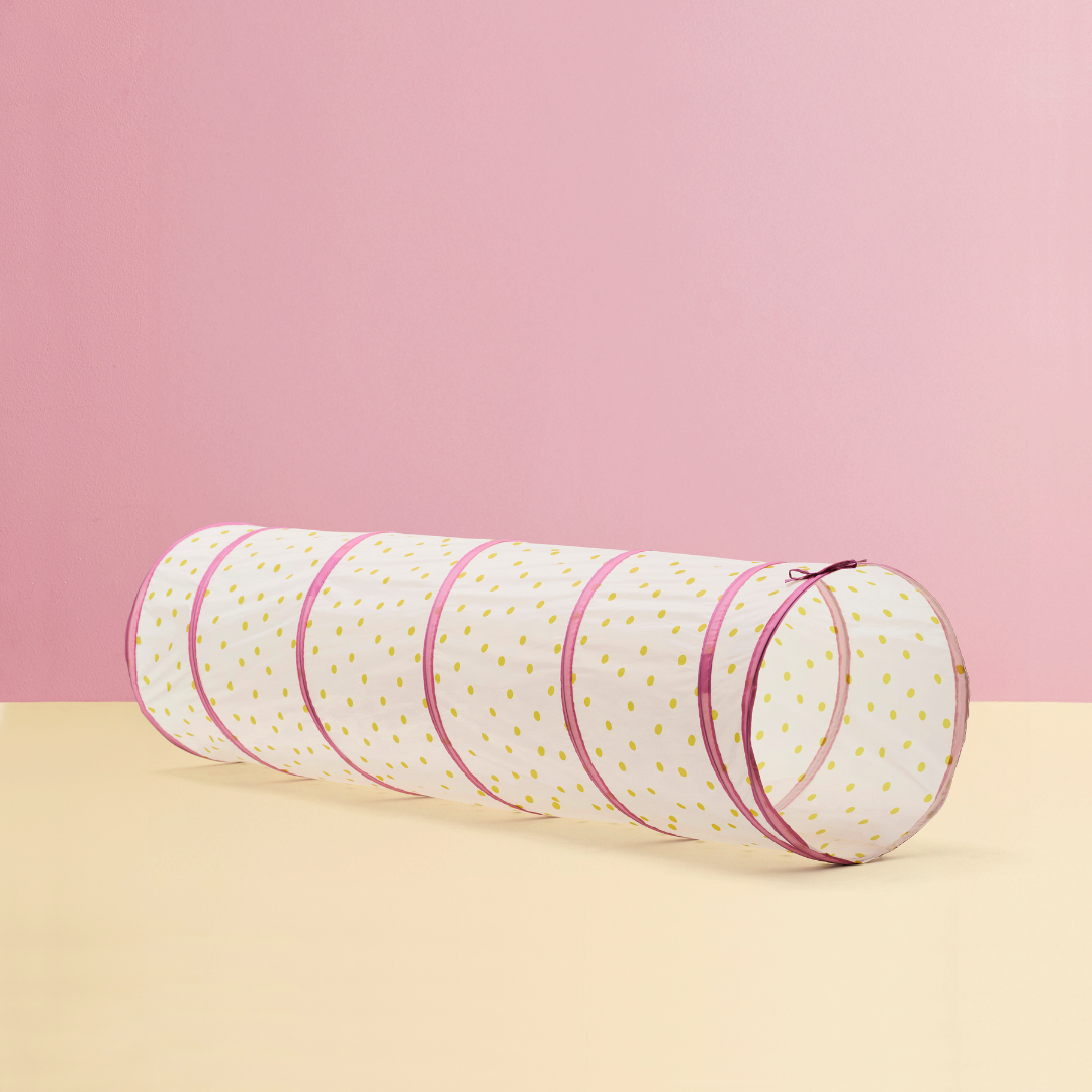 Kid's Concept mászóalagút (pink pöttyös)