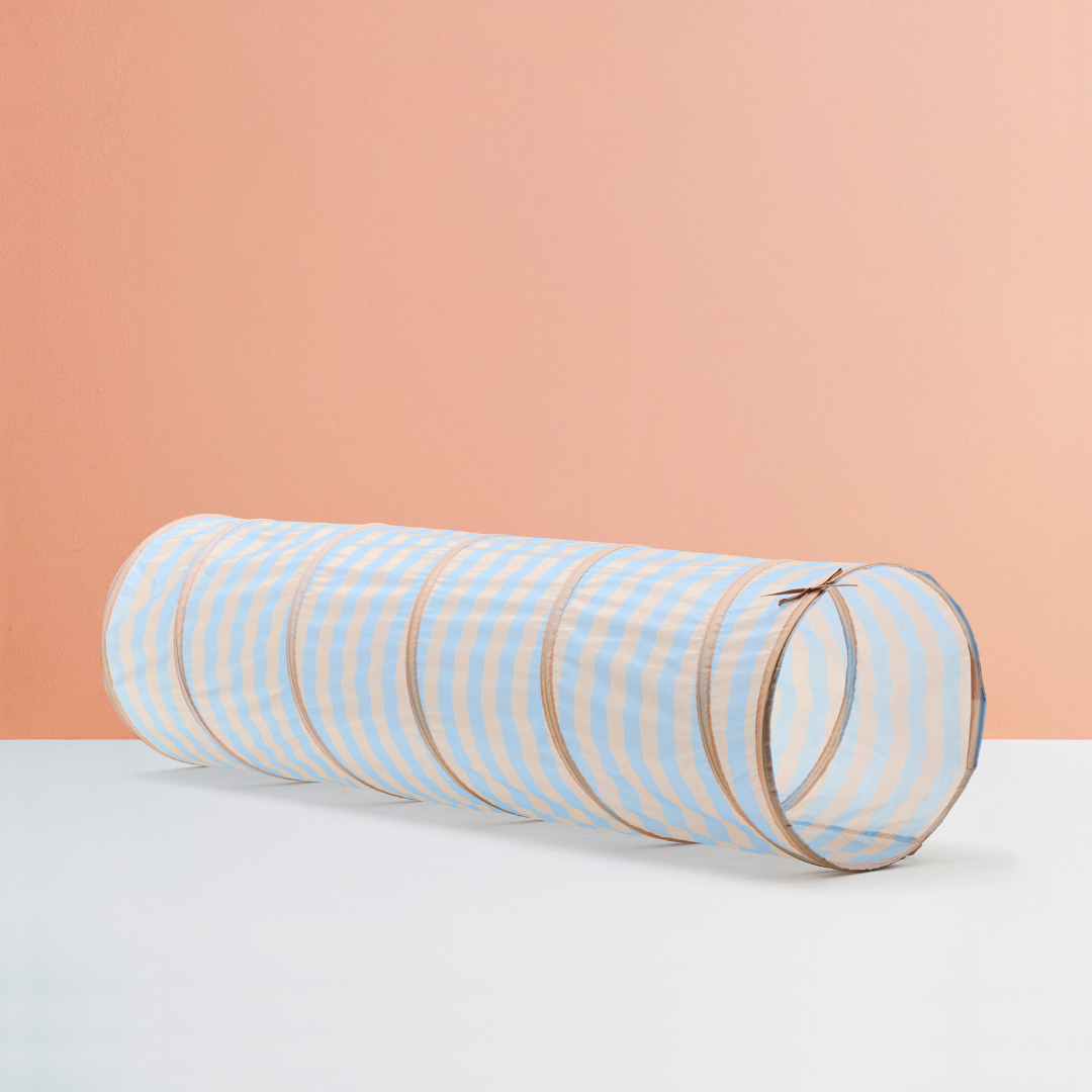 Kid's Concept mászóalagút (világoskék csíkos)