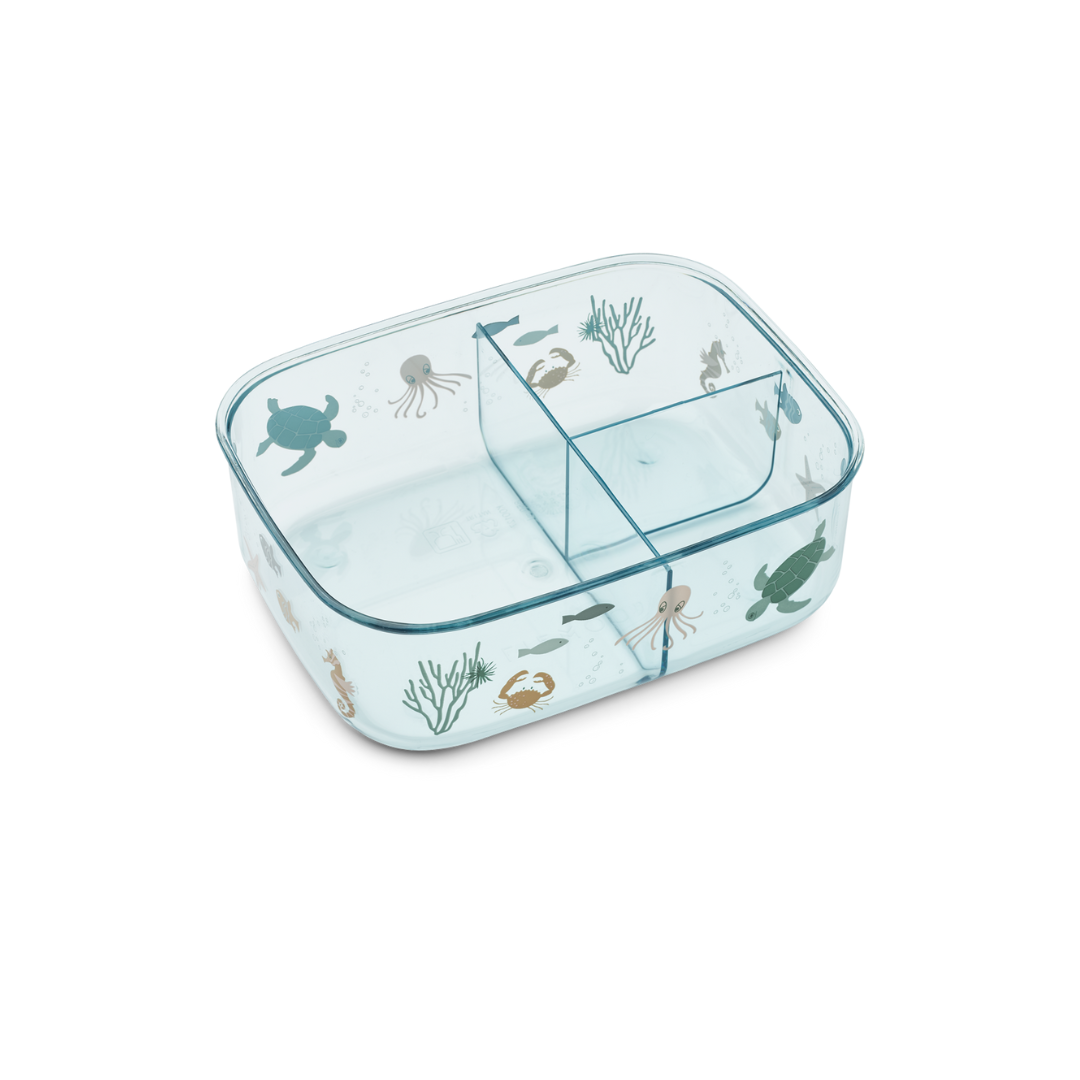 Liewood Arthur tritán uzsonnás doboz - tengeri állatkák
