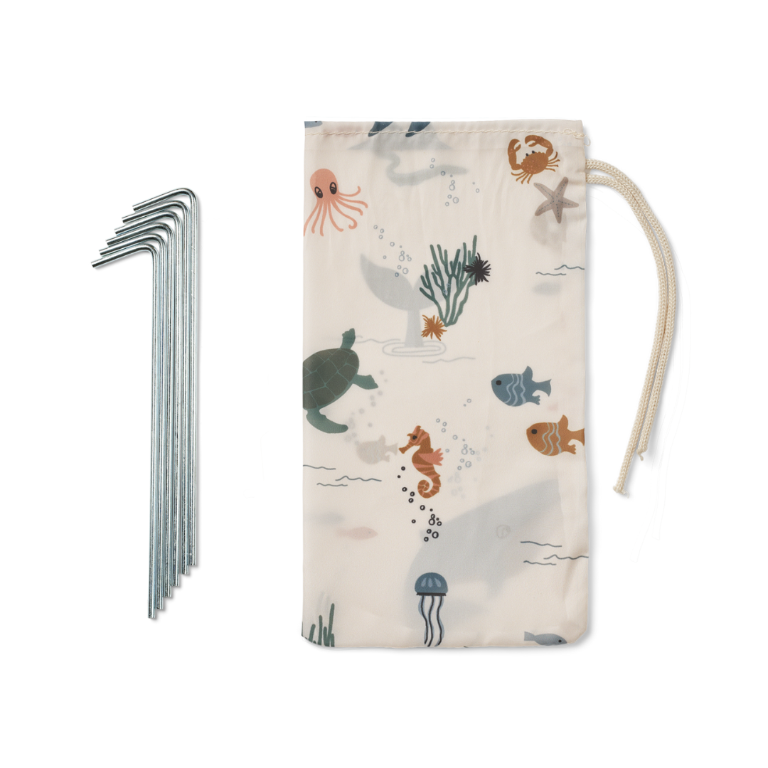 Liewood Cassie strandsátor - tengeri állatkák