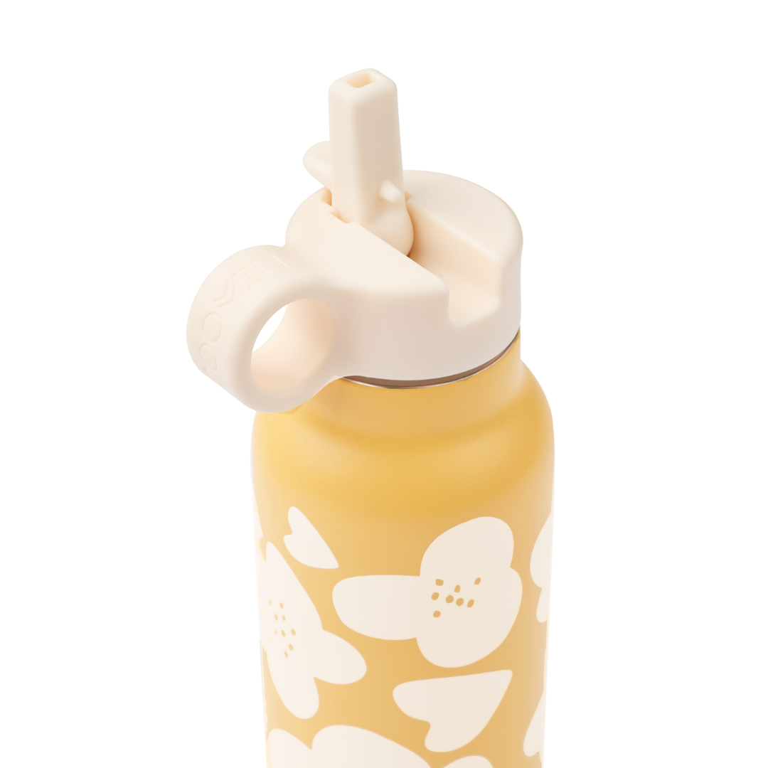 Liewood Falk kicsi gyerek kulacs (350 ml) - virágok