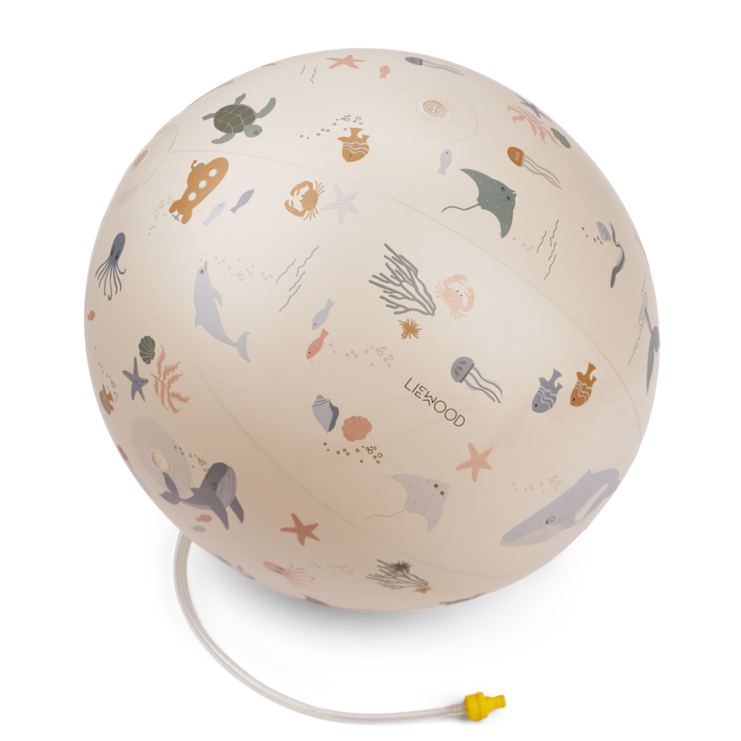 Liewood Luis spriccelő labda - tengeri állatkák