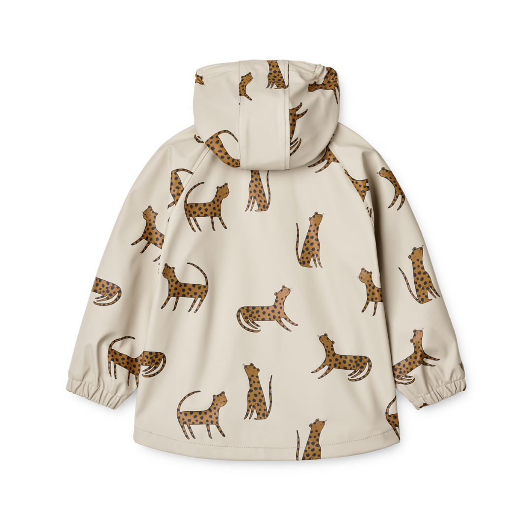 Liewood Moby gyerek esőkabát - leopard mintás