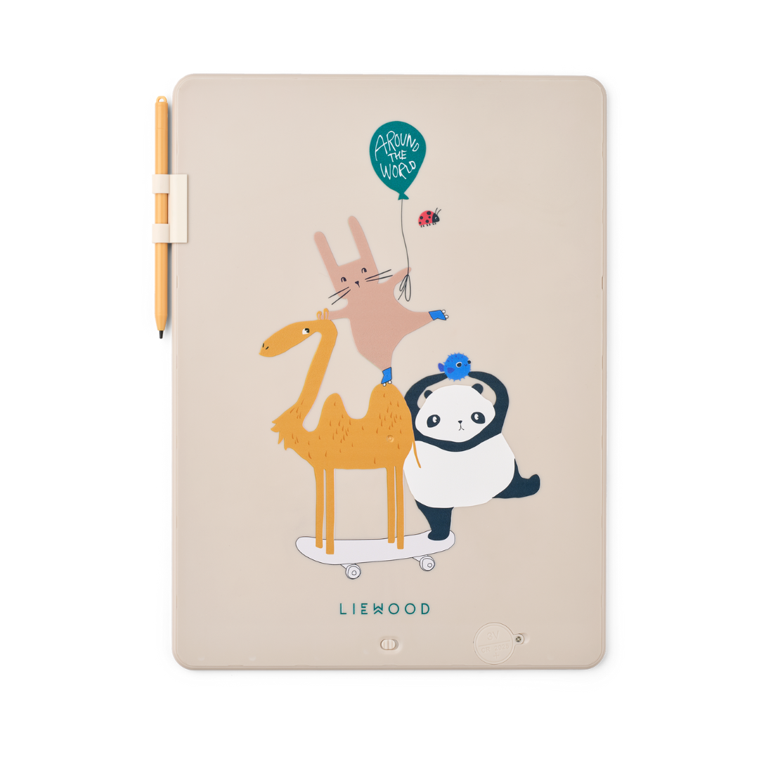Liewood Zora nagy varázs rajztábla - A világ körül