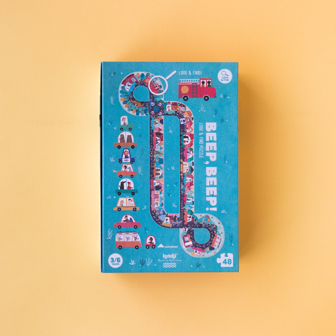 londji- autós - puzzle- Pippadu doboz